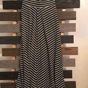 Woman’s long skirt